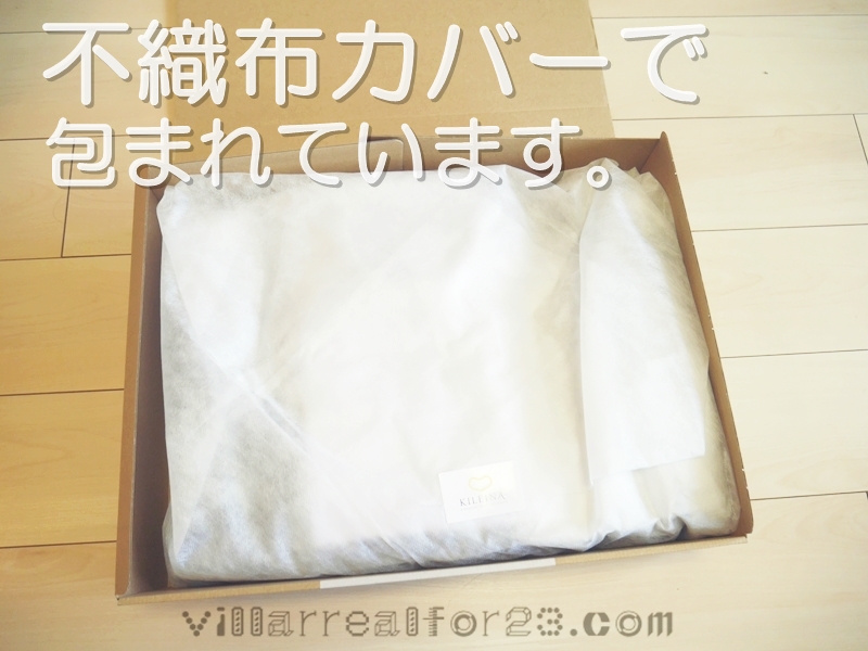 キレイナの梱包を解いた状態
